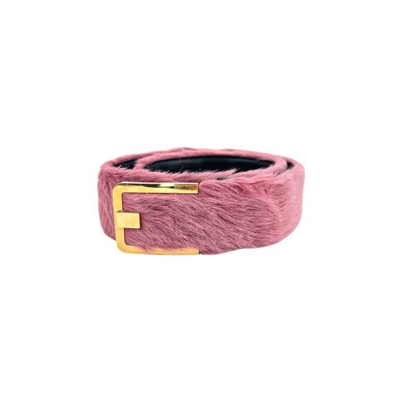 Prada Calf Hair Chunky Belt - Picture 3 of 7